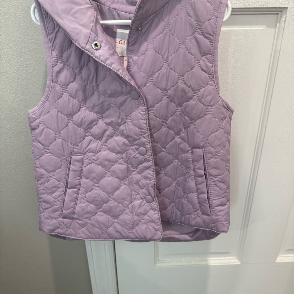 Cat & Jack Light Purple Quilted Vest